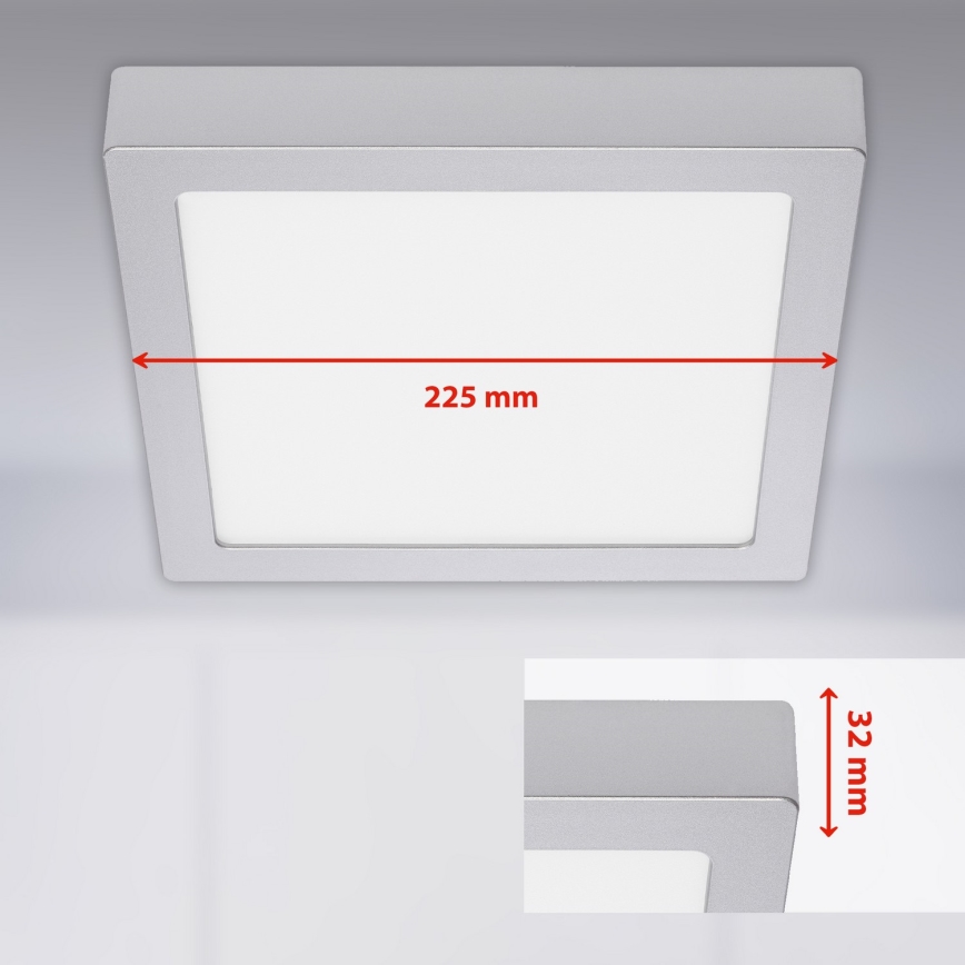 Briloner 7118-014 - LED-kattovalaisin FIRE LED/16,5W/230V 3000K