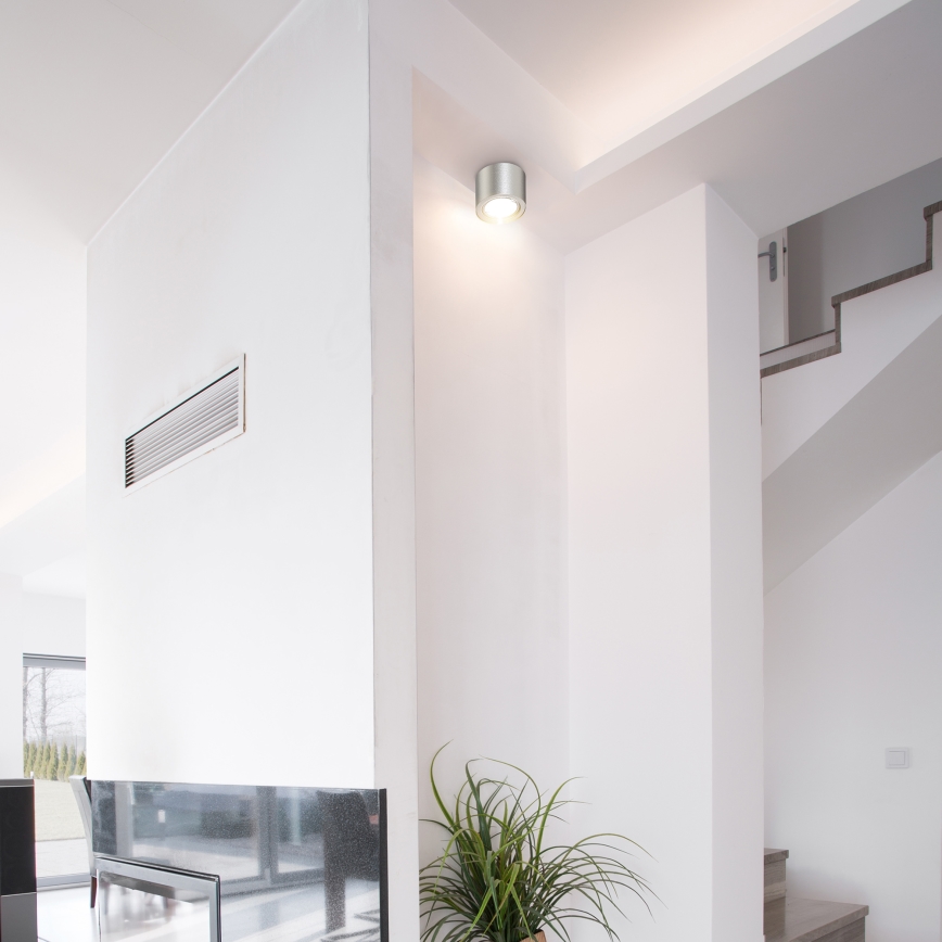 Briloner 7119-014 - LED-kohdevalo TUBE 1xGU10/5W/230V pyöreä