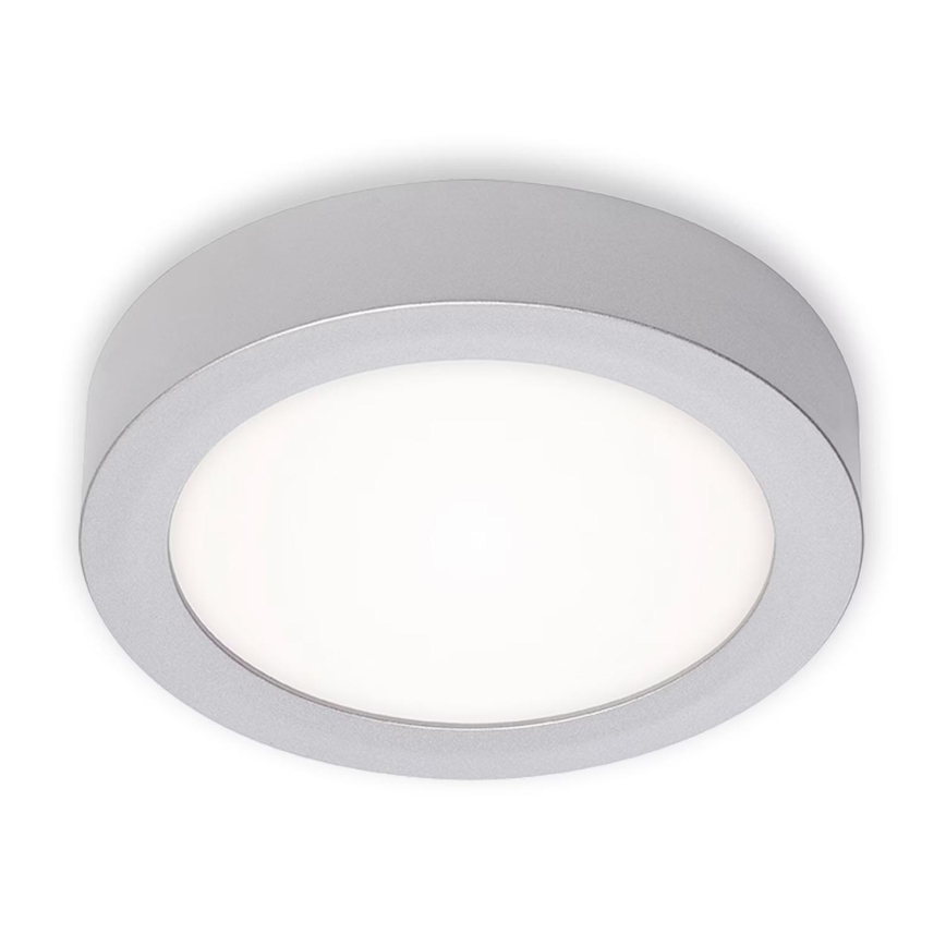 Briloner 7122-014 - LED-kattovalaisin FIRE, 11 W, 230 V, 3000 K, Ø 17 cm, hopea