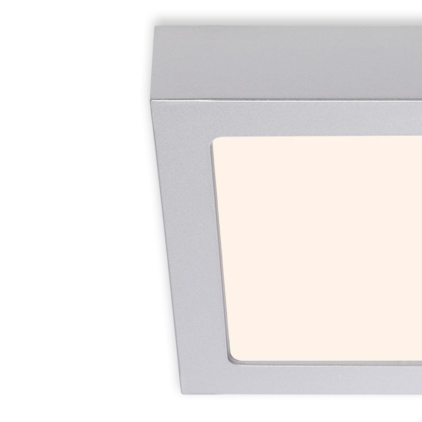 Briloner 7123-014 - LED-kattovalaisin FIRE LED/12W/230V 3000K 17x17cm hopea