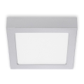 Briloner 7123-414 - LED-kattovalaisin FIRE LED/12W/230V hopea