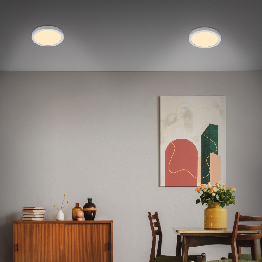 Briloner 7132-014 - LED-kattovalaisin kylpyhuoneeseen FIRE LED/21W/230V 3000K IP44