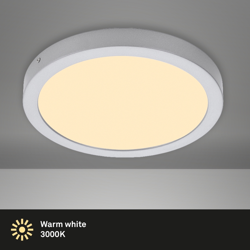 Briloner 7132-014 - LED-kattovalaisin kylpyhuoneeseen FIRE LED/21W/230V 3000K IP44