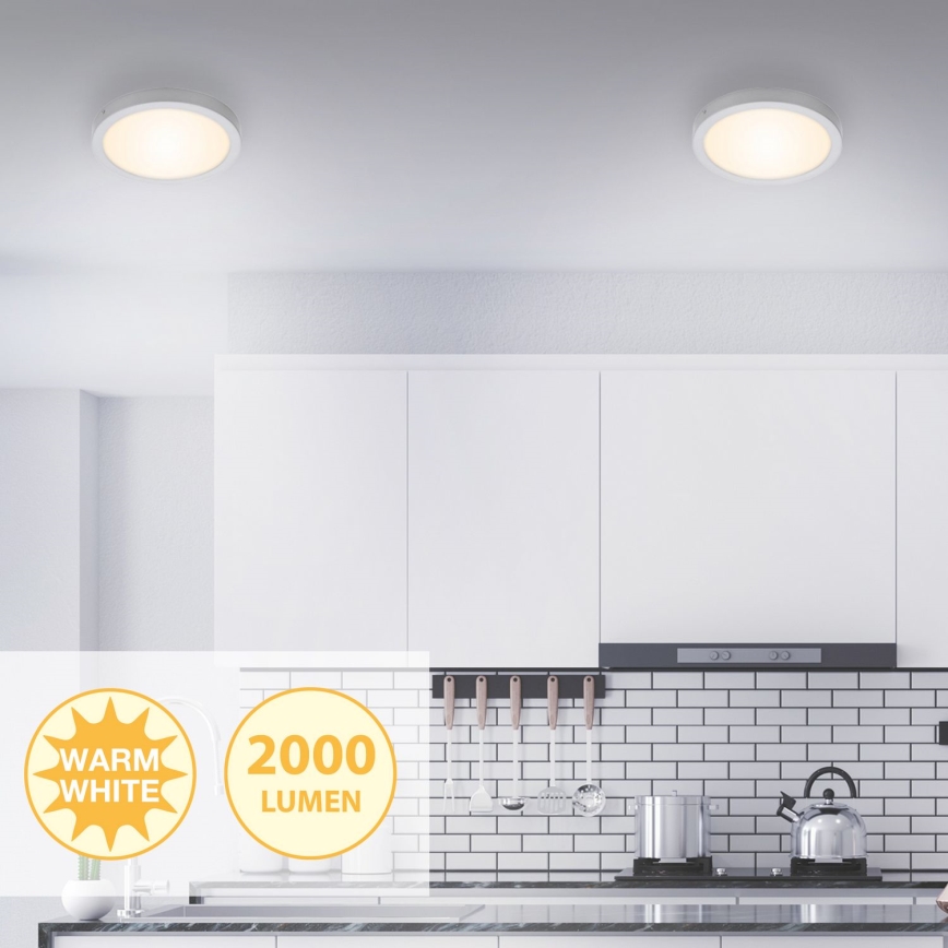 Briloner 7141-014 - LED-kattovalaisin FIRE LED/21W/230V 3000K