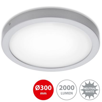 Briloner 7141-414 - LED-kattovalaisin FIRE LED/21W/230V 4000K