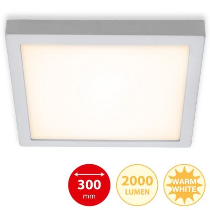 Briloner 7142-014 - LED-kattovalaisin FIRE LED/21W/230V 3000K