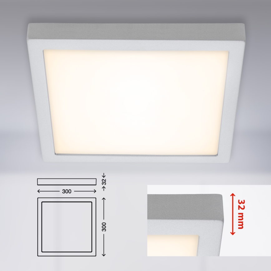 Briloner 7142-014 - LED-kattovalaisin FIRE LED/21W/230V 3000K