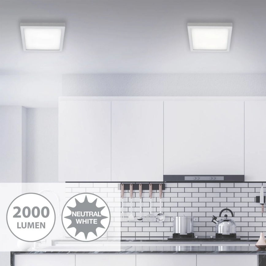 Briloner 7142-414 - LED-kattovalaisin FIRE LED/21W/230V 4000K