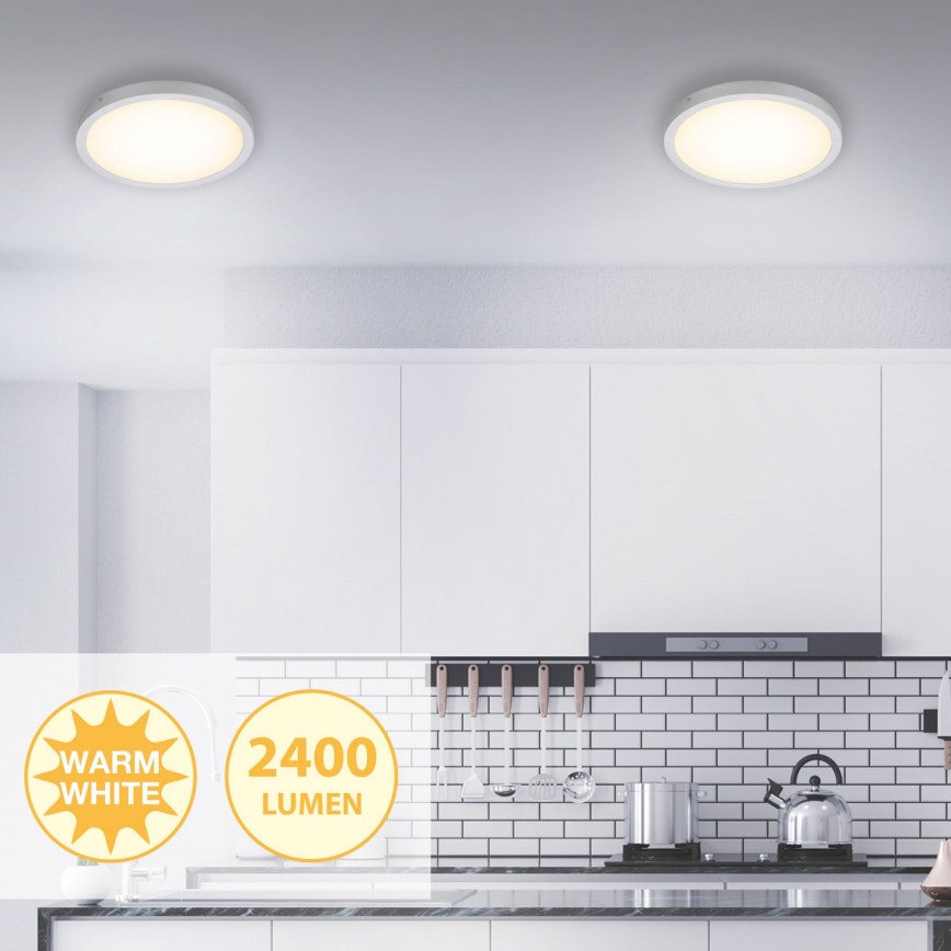 Briloner 7143-014 - LED Kattovalo FIRE LED/24,5W/230V 3000K