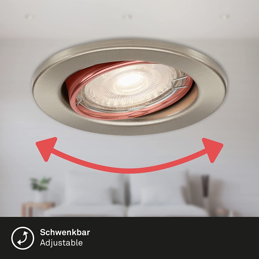 Briloner 7149-032-SETTI 3xLED himmennettävä kylpyhuoneen valo 1xGU10/5W/230V IP23