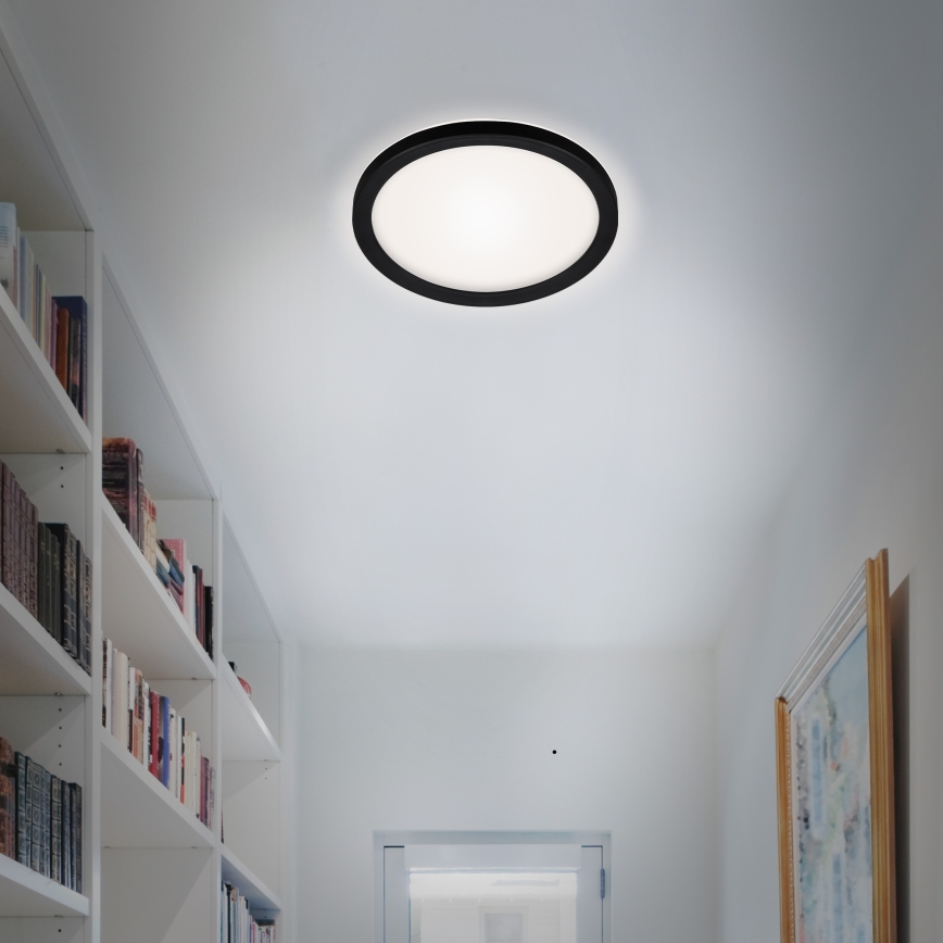 Briloner 7150-415 - LED Kattovalaisin SLIM LED/12W/230V d. 19 cm