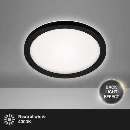 Briloner 7150-415 - LED Kattovalaisin SLIM LED/12W/230V d. 19 cm