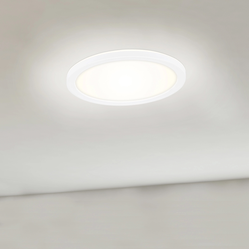 Briloner 7150-416 - LED-kattovalaisin SLIM LED/12W/230V d. 19 cm