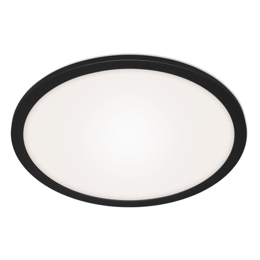 Briloner 7168-015 - Himmennettävä LED-kattovalaisin PIATTO LED/22W/230V 3000-6500K halkaisija 40 cm musta + kauko-ohjaus