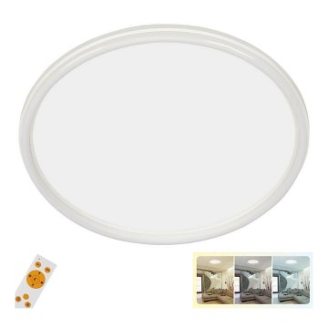 Briloner 7173-016 - LED Himmennetty kiinteä paneeli DOUBLE CCT LED/30W/230V + LED/6,5W 3000K-6500K + kauko-ohjaus