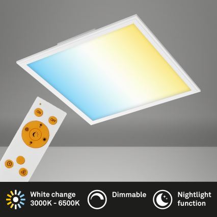 Briloner 7179-016 - LED himmennettävä kattovalaisin PIATTO LED/24W/230V 3000-6500K + kaukosäädin
