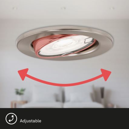 Briloner 7182-032-SETTI 3xLED himmennettävä kylpyhuoneen valo 1xGU10/5W/230V IP23