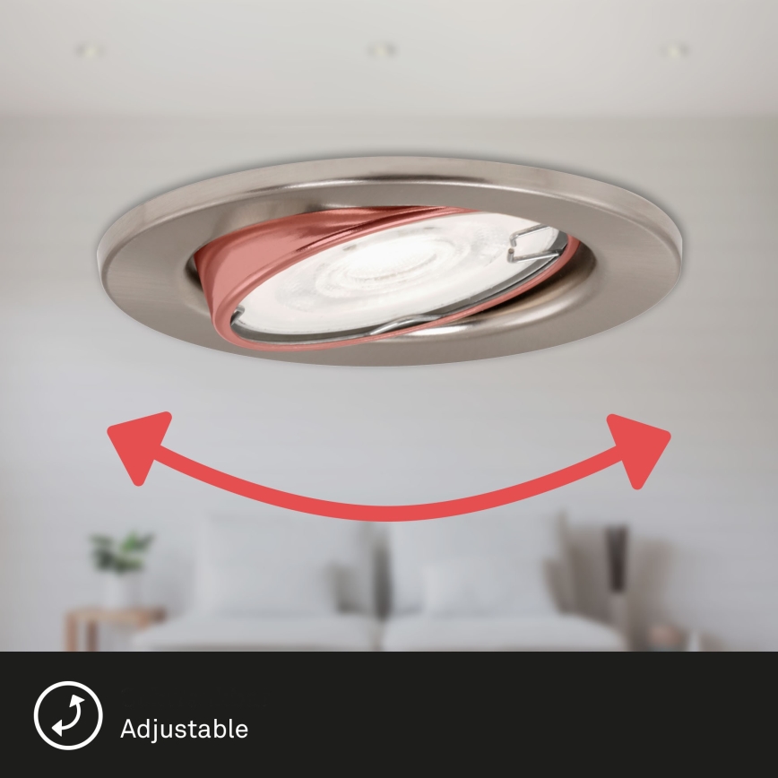 Briloner 7182-032-SETTI 3xLED himmennettävä kylpyhuoneen valo 1xGU10/5W/230V IP23