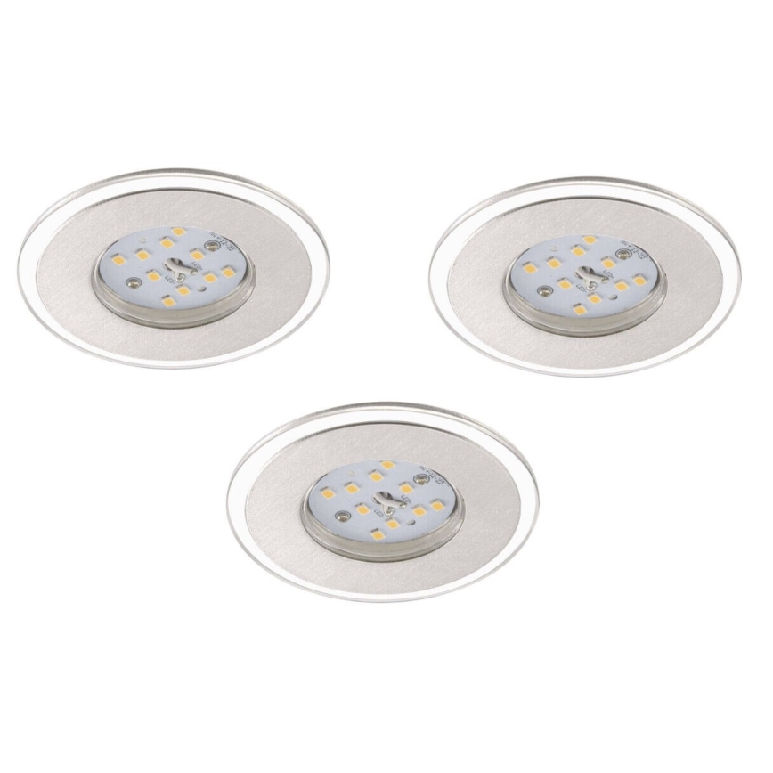 Briloner 7197-039-SETTI 3x LED Himmennettävä upotettu kylpyhuonevalaisin LED/4,5W/230V IP44