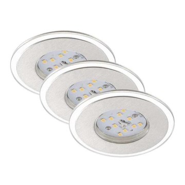 Briloner 7197-039-SETTI 3x LED Himmennettävä upotettu kylpyhuonevalaisin LED/4,5W/230V IP44