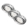 Briloner 7221-038 - SETTI 3x LED-kattovalaisin kylpyhuoneeseen 1xGU10/3W/230V IP23 kiiltävä kromi