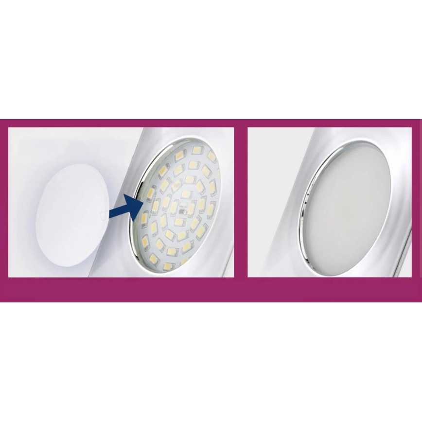 Briloner 7224-040 - SETTI 4x Diffuuseri upotettaville valoille halkaisija 69 mm