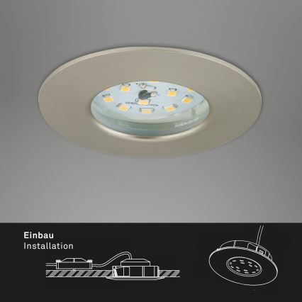 Briloner 7231-032 - SETTI 3x LED Himmennettävä kylpyhuone upotettu ATTACH kevyt LED/5,5W/230V IP44