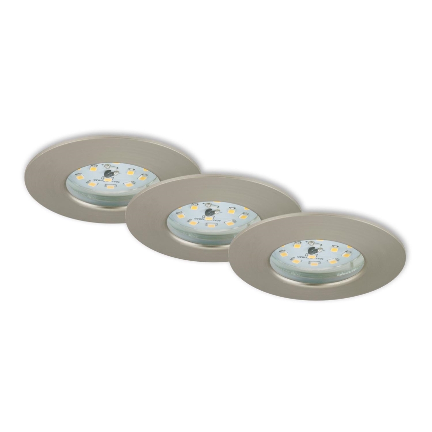 Briloner 7231-032 - SETTI 3x LED Himmennettävä kylpyhuone upotettu ATTACH kevyt LED/5,5W/230V IP44