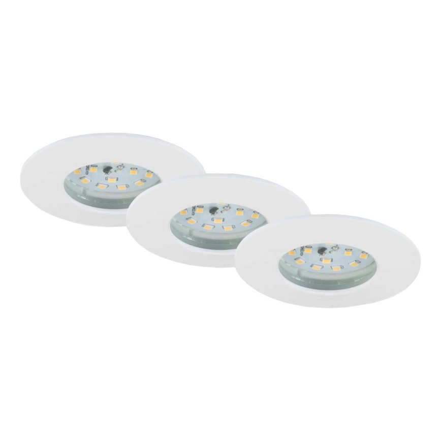 Briloner 7231-036 - SETTI 3x LED Himmennettävä upotettu kylpyhuonevalaisin LED/5,5W/230V IP44