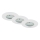 Briloner 7231-036 - SETTI 3x LED Himmennettävä upotettu kylpyhuonevalaisin LED/5,5W/230V IP44