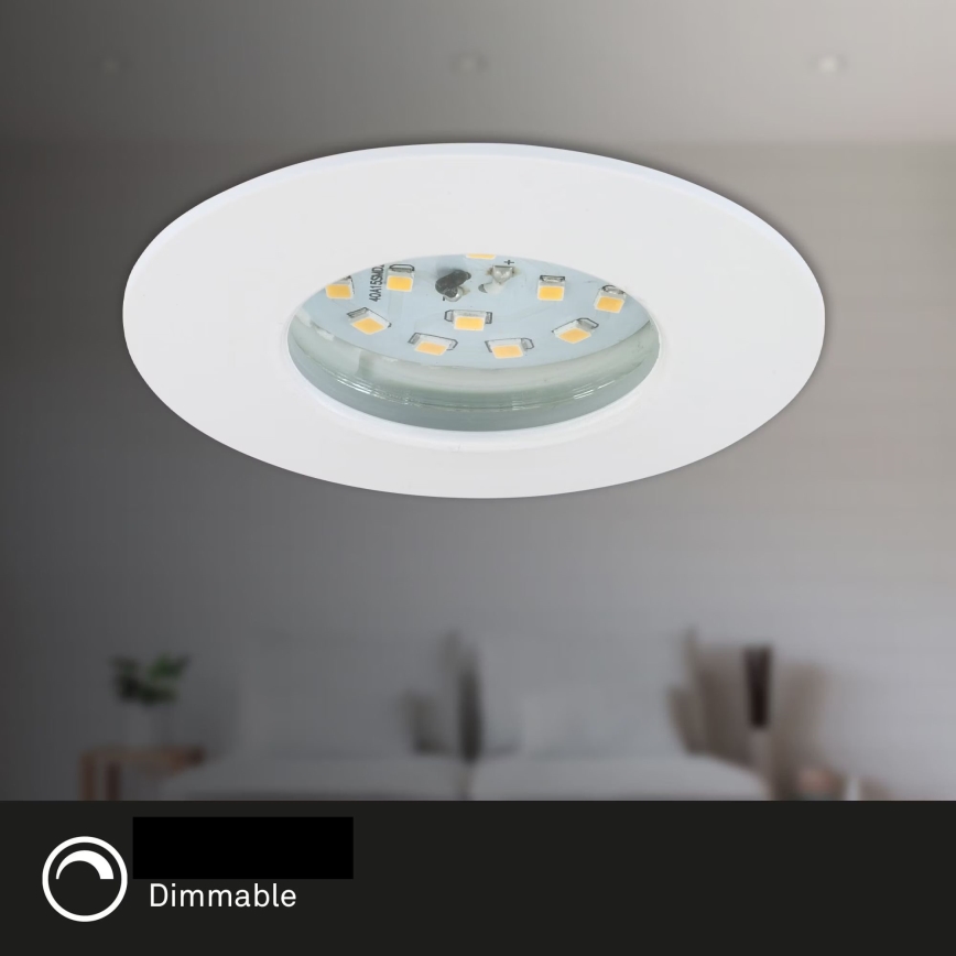 Briloner 7231-036 - SETTI 3x LED Himmennettävä upotettu kylpyhuonevalaisin LED/5,5W/230V IP44