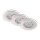 Briloner 7257-039 - SETTI 3x LED Kylpyhuoneen upotettava valo ATTACH LED/4,5W/230V IP44
