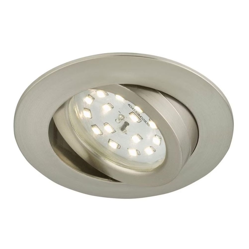 Briloner 7296-012 - LED Himmennettävä upotettu kylpyhuonevalaisin ATTACH LED/6,5W/230V IP23 mattakromi