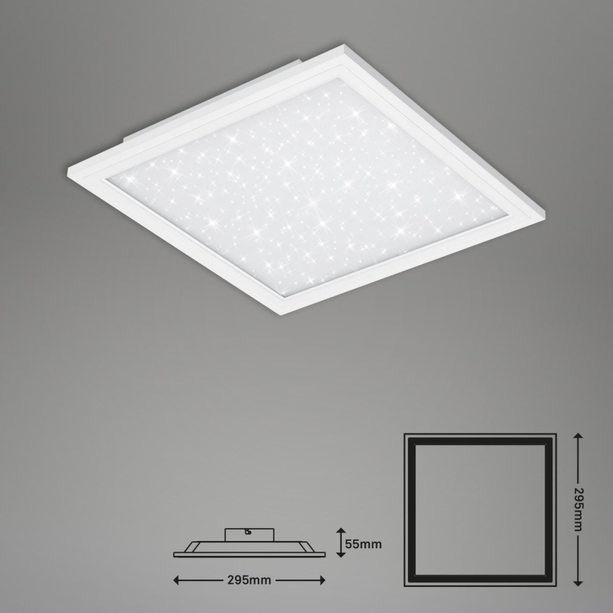 Briloner 7301-016 - Himmennettävä LED-kattovalaisin STARRY SKY LED/18W/230V 3000-6000K + kauko-ohjaus