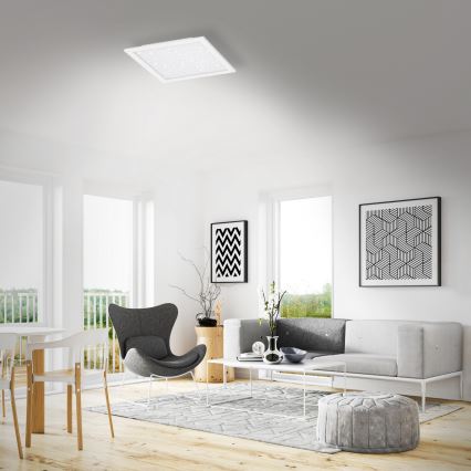 Briloner 7302-016 - Himmennettävä LED-kattovalaisin STARRY SKY LED/23W/230V 3000-6000K + kauko-ohjaus