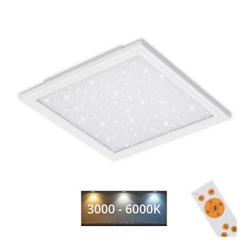 Briloner 7303-016 - Himmennettävä LED-kattovalaisin STARRY SKY LED/36W/230V 3000-6000K + kauko-ohjaus