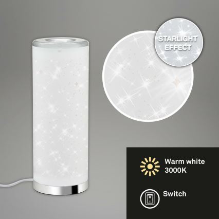 Briloner 7332-018 - LED-pöytävalaisin STARRY SKY 1xGU10/5W/230V valkoinen