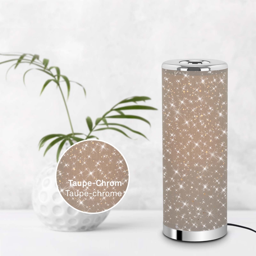 Briloner 7334-011 - LED-pöytävalaisin STARRY SKY 1xGU10/5W/230V ruskea