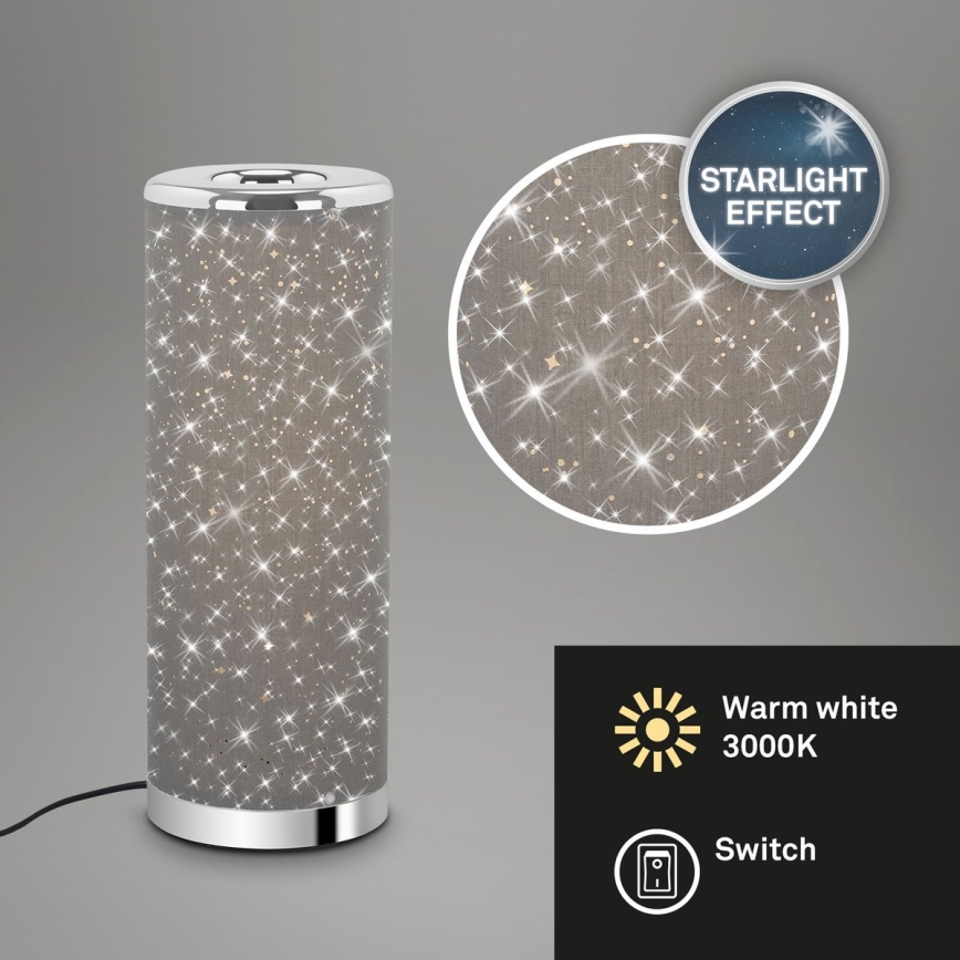 Briloner 7334-014 - LED-pöytävalaisin STARRY SKY 1xGU10/5W/230V 3000K