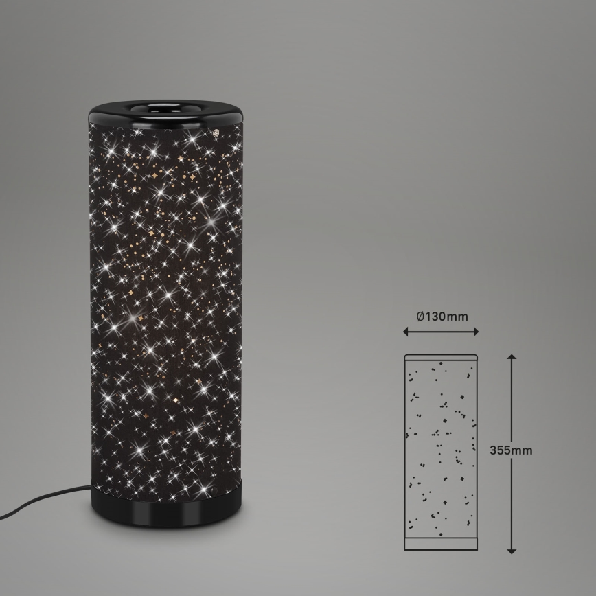 Briloner 7334-015 - LED-pöytävalaisin STARRY SKY 1xGU10/5W/230V musta