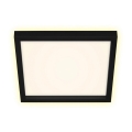 Briloner 7362-015 - LED-kattovalaisin CADRE LED/18W/230V 29,6x29,6 cm musta
