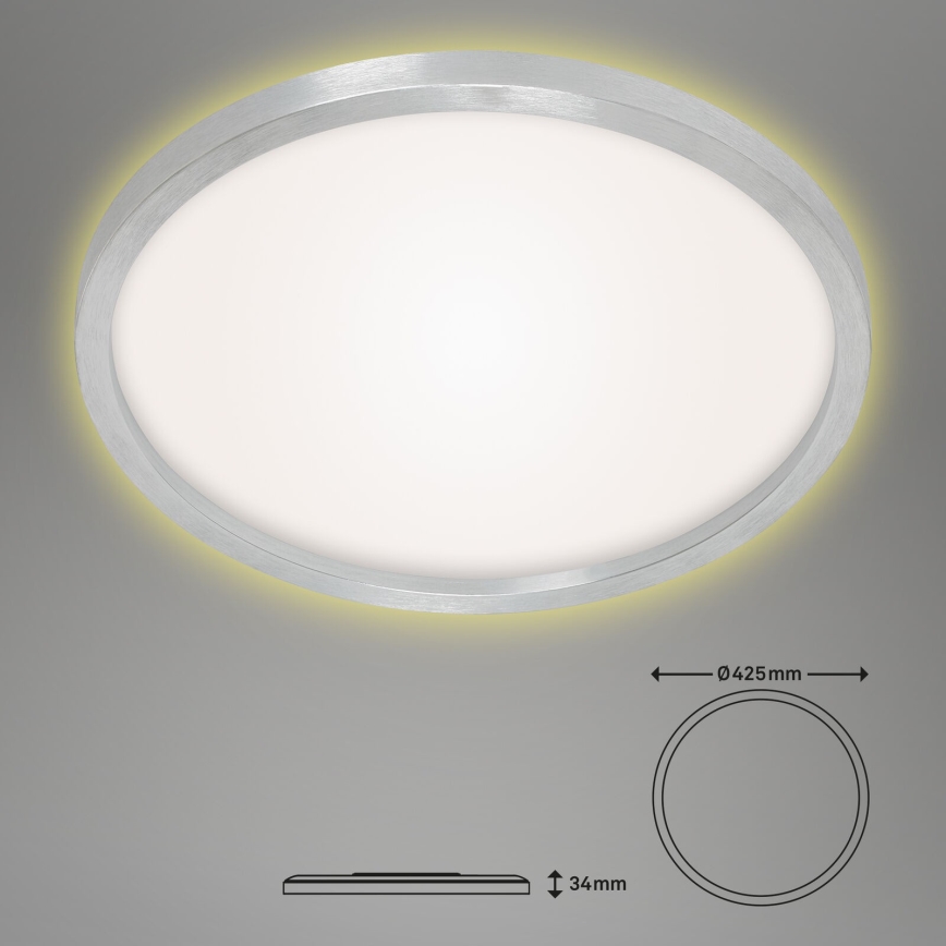 Briloner 7363-019 - LED-kattovalaisin CADRE LED/22W/230V d. 42,5 cm