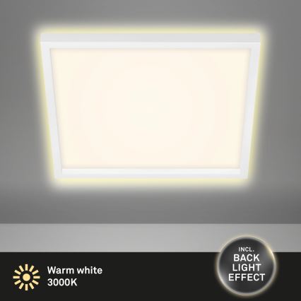 Briloner 7364-016 - LED-kattovalaisin CADRE LED/22W/230V 42,2x42,2 cm valkoinen