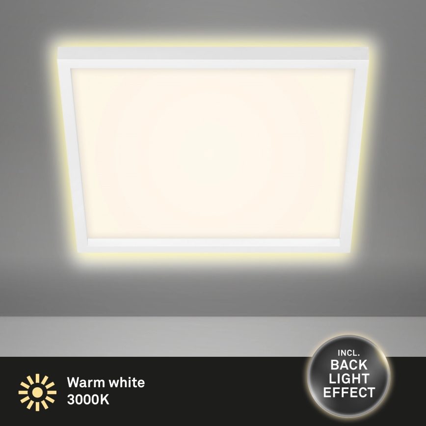 Briloner 7364-016 - LED-kattovalaisin CADRE LED/22W/230V 42,2x42,2 cm valkoinen