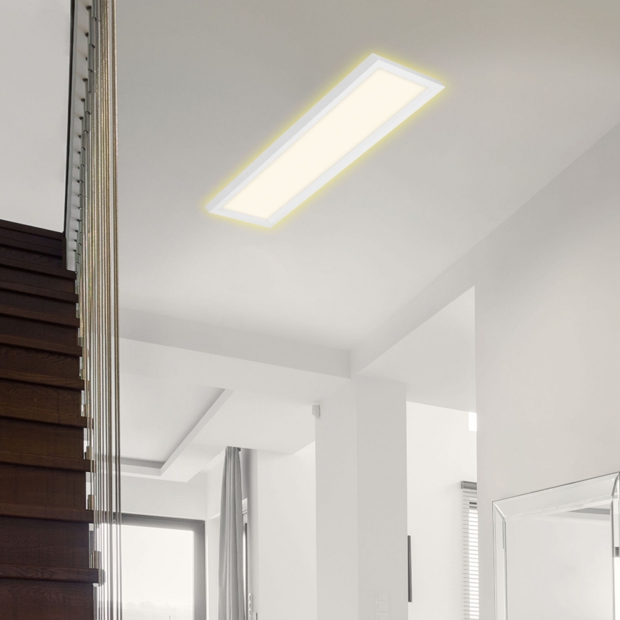 Briloner 7365-016 - LED-kattovalaisin CADRE LED/22W/230V 58,2x20,2 cm valkoinen
