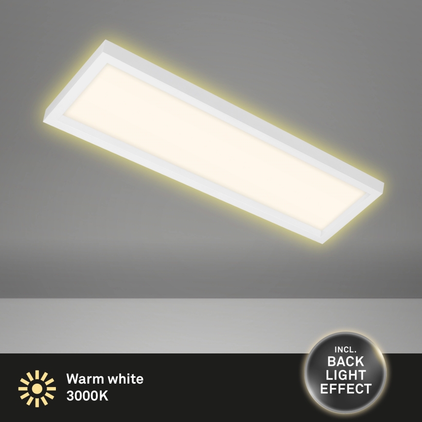 Briloner 7365-016 - LED-kattovalaisin CADRE LED/22W/230V 58,2x20,2 cm valkoinen