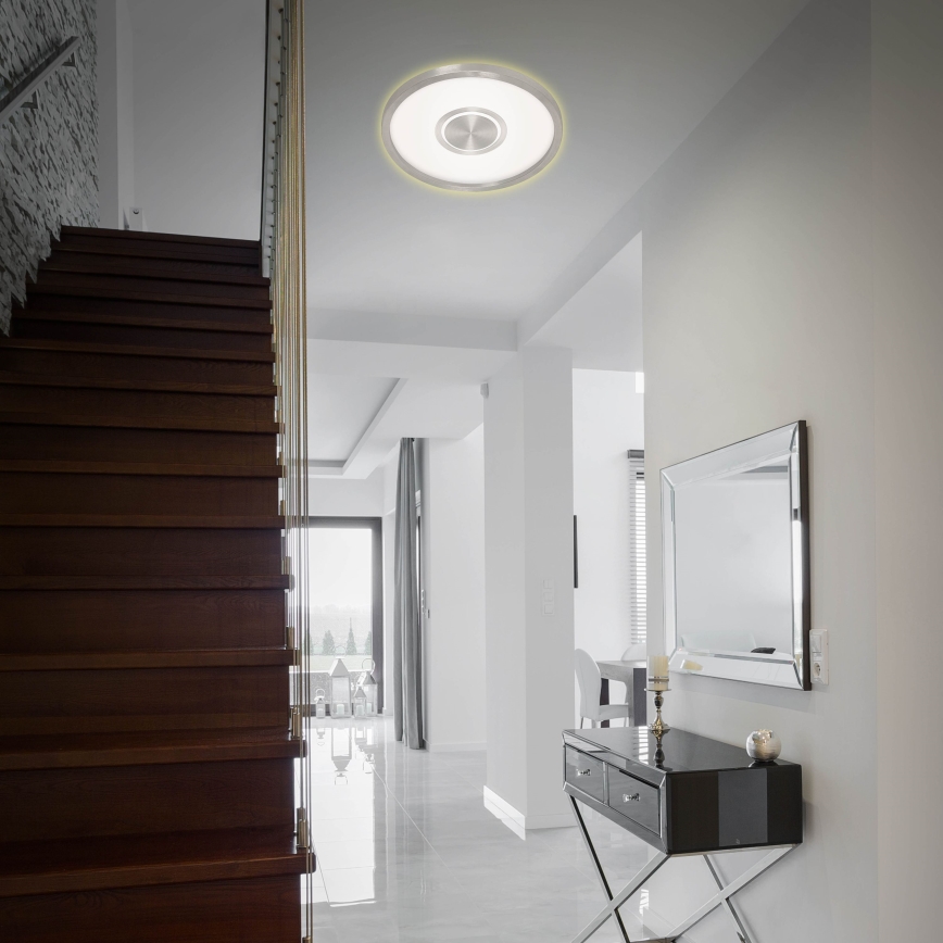 Briloner 7366-112 - LED-kattovalaisin GEO LED/22W/230V
