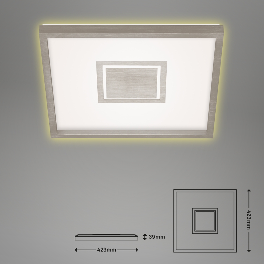 Briloner 7367-112 - LED-kattovalaisin GEO LED/22W/230V