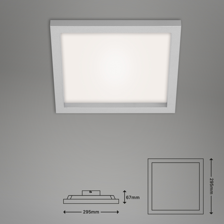 Briloner 7370-014 - Himmennettävä LED-kattovalaisin LED/18W/230V 3000-6500K + kauko-ohjaus
