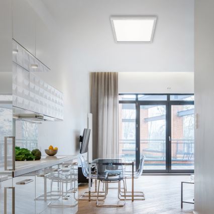 Briloner 7371-014 - Himmennettävä LED-kattovalaisin LED/24W/230V 3000-6500K + kauko-ohjaus